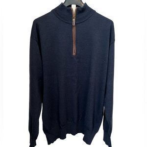 Orvis | 100% Merino Wool 1/4 Zip Sweater XL